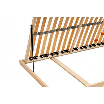 Ambiamo - Rete a doghe flessibile con inclinazione laterale a pistone ODENSE 200x90 cm sinistra