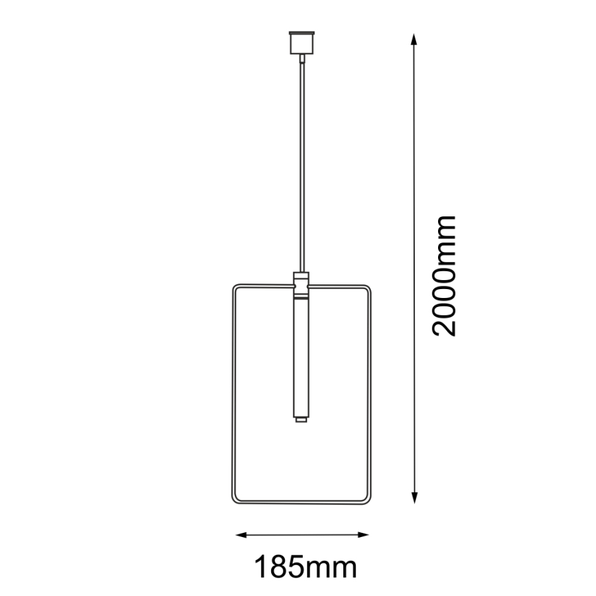 Amplex - Lampadario su filo 1xG9/10W/230V
