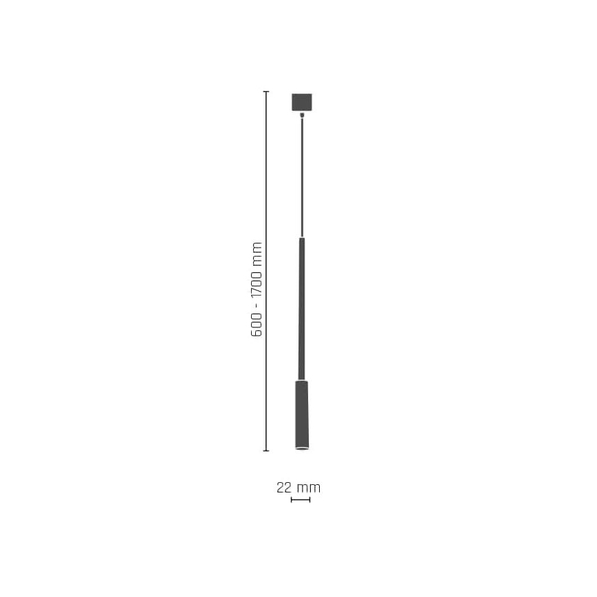Amplex - Lampadario su palo 1xG9/10W/230V