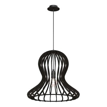 Amplex - Lampada a sospensione con cavo 1xE27/20W/230V nero
