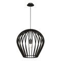 Amplex - Lampada a sospensione con cavo 1xE27/20W/230V nero