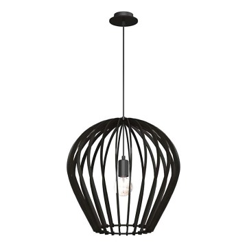 Amplex - Lampada a sospensione con cavo 1xE27/20W/230V nero