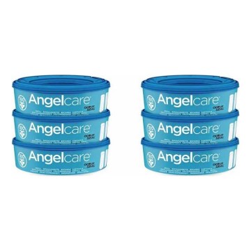 Angelcare - Cassette di ricarica per pannolini 6 pz