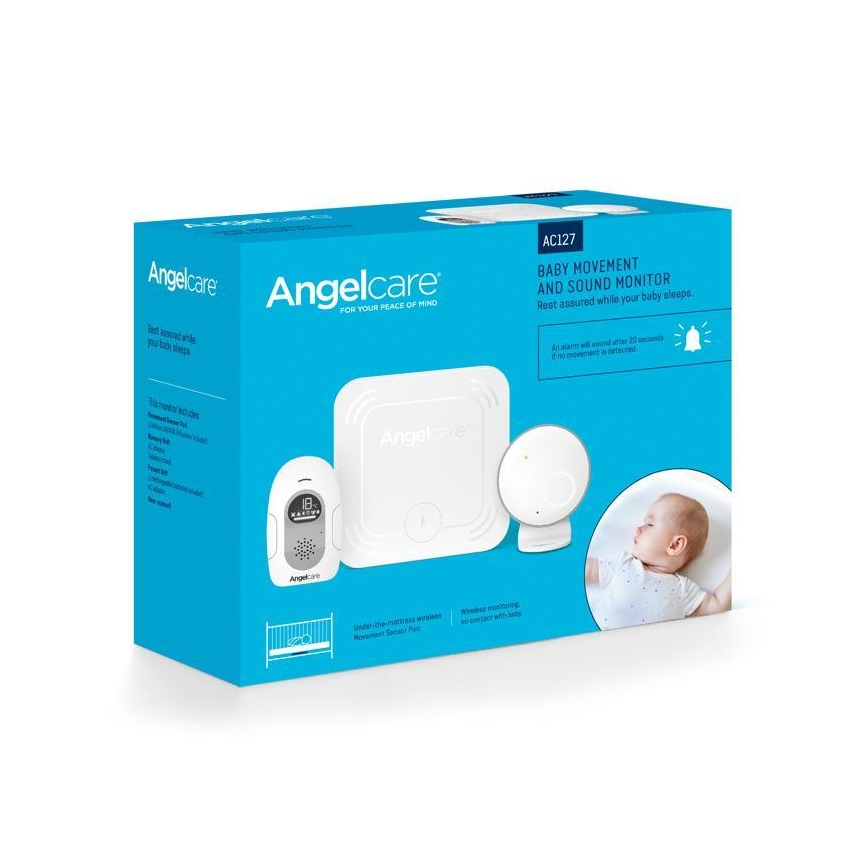 Angelcare - SET Monitor respiro 16x16 cm + baby monitor audio USB