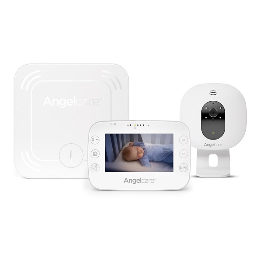 Angelcare - SET Monitor respiro 16x16 cm + video baby monitor USB