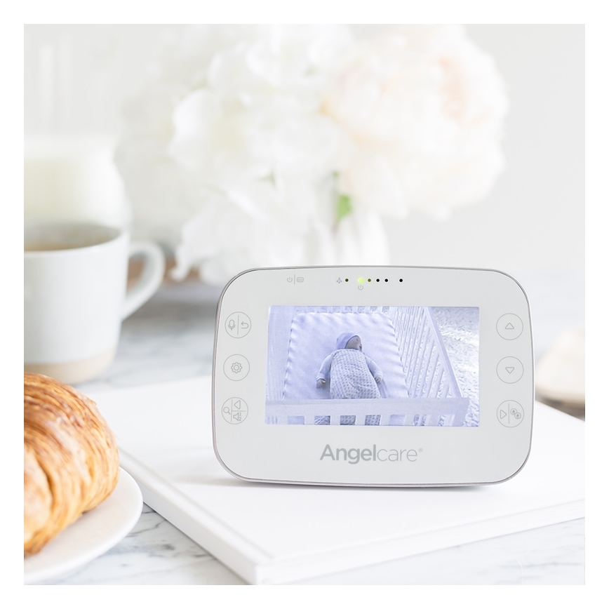 Angelcare - SET Monitor respiro 16x16 cm + video baby monitor USB