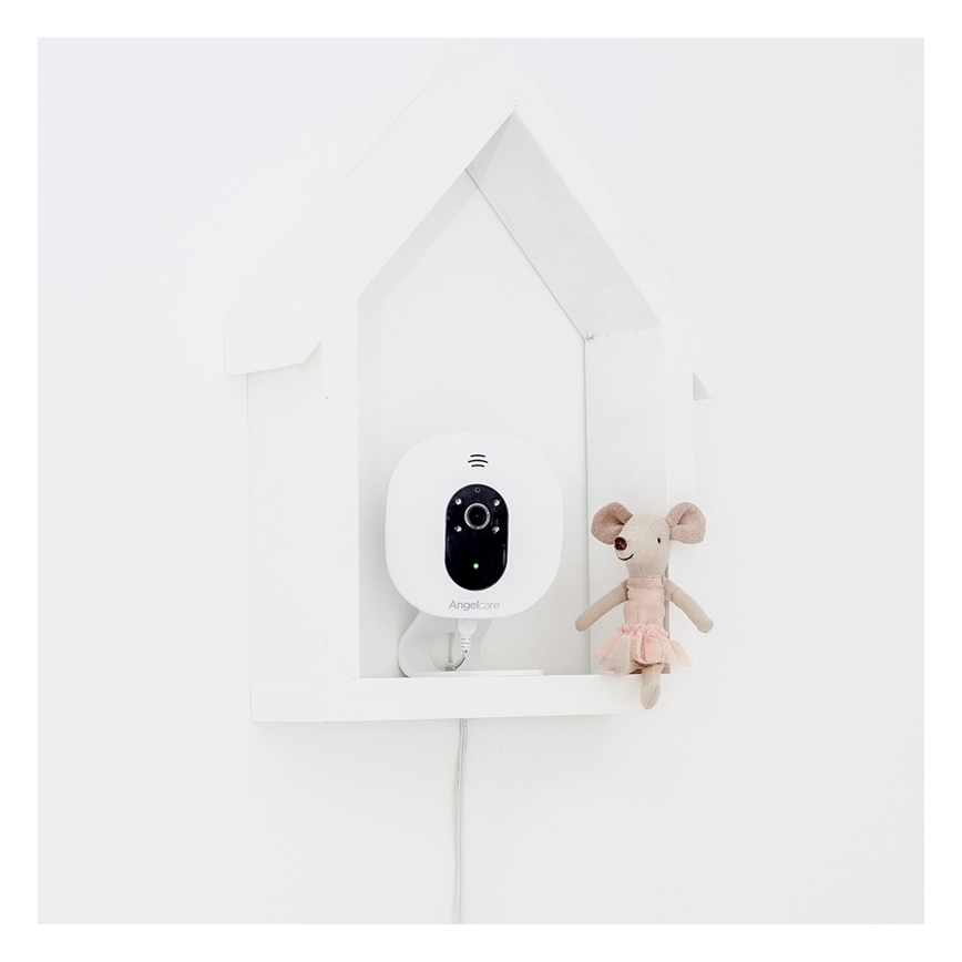 Angelcare - SET Monitor respiro 16x16 cm + video baby monitor USB