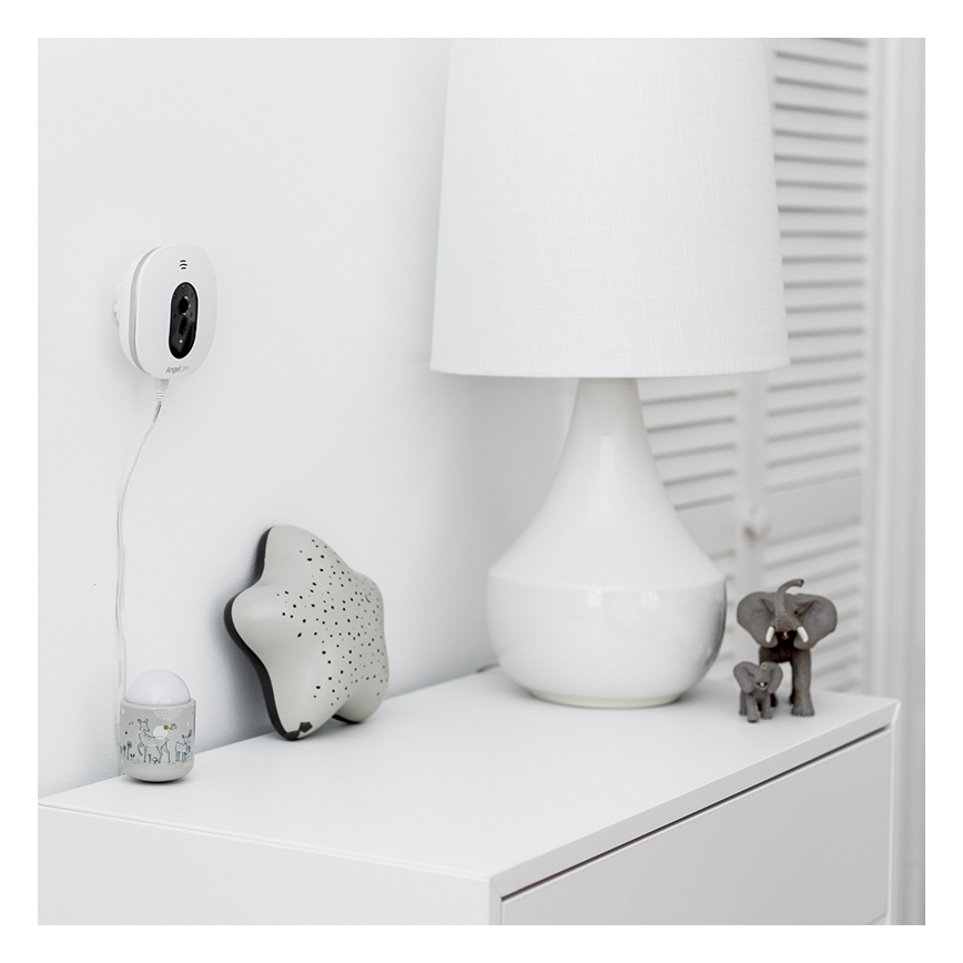 Angelcare - SET Monitor respiro 16x16 cm + video baby monitor USB