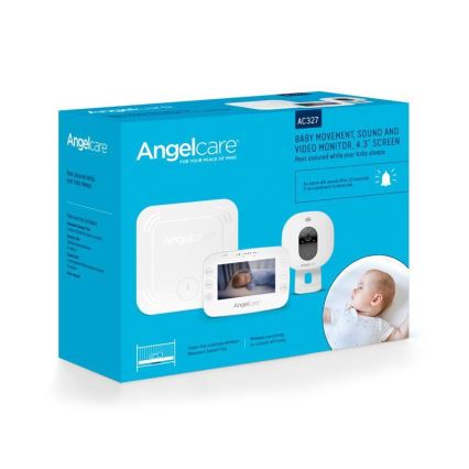 Angelcare - SET Monitor respiro 16x16 cm + video baby monitor USB