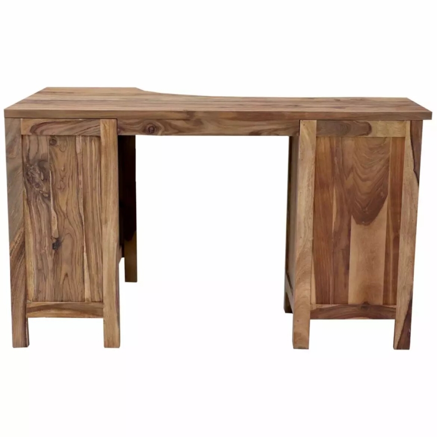 Angolo scrivania RAMI 130x85 cm legno solido/palissandro