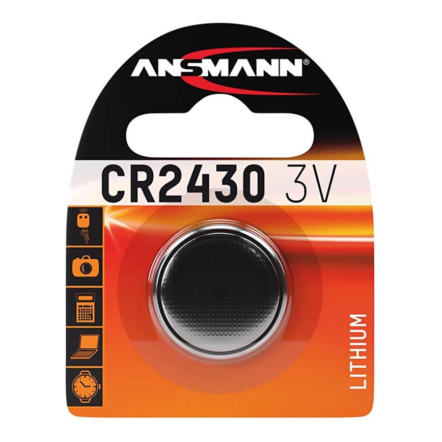 Ansmann 04676 - CR 2430 - Batteria bottone al litio 3V