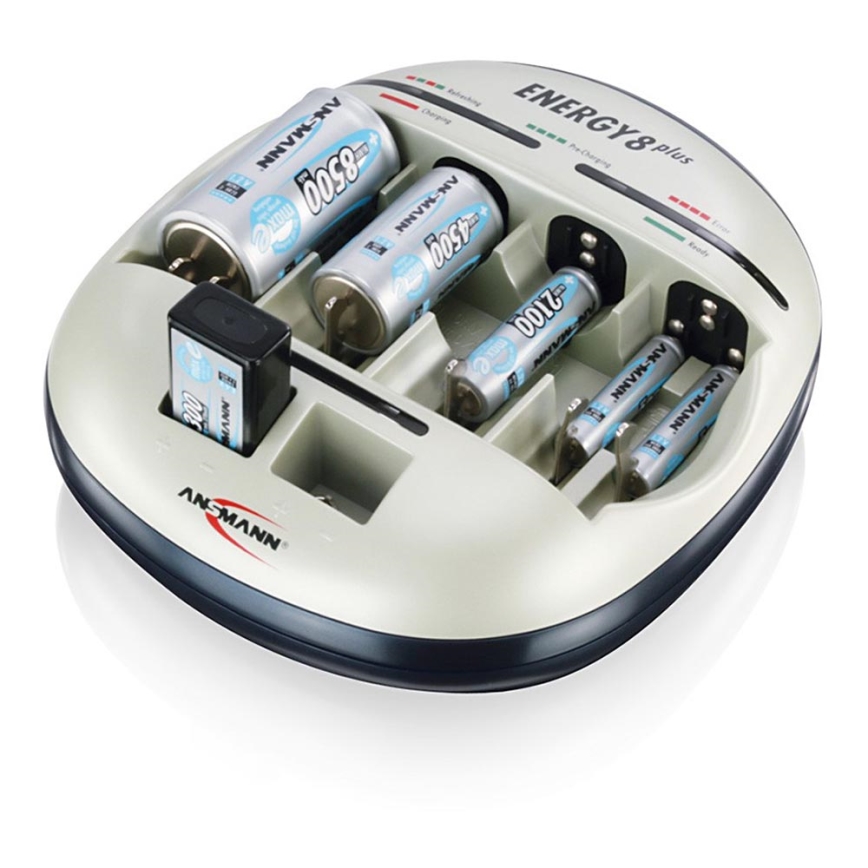 Ansmann 08576 Energy 8 Plus - Caricabatterie