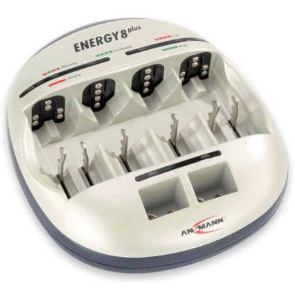 Ansmann 08576 Energy 8 Plus - Caricabatterie