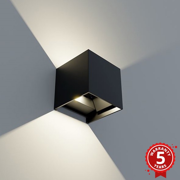 APLED - Applique a LED da esterno CUBE 2xLED/3W/230V IP65