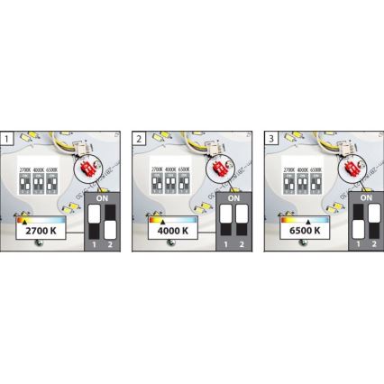 APLED - Plafoniera LED da bagno con sensore LENS LED/16W/230V IP44 2700-6500K