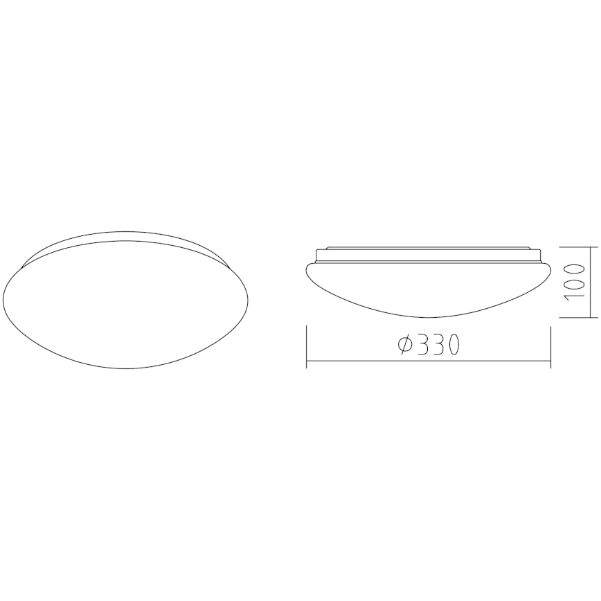 APLED - Plafoniera LED da bagno con sensore LENS LED/16W/230V IP44 2700-6500K