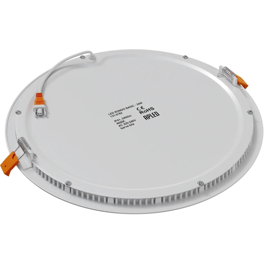 APLED - Lampada LED da incasso per bagni RONDO LED/24W/230V IP40 diametro 30 cm bianco