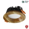 APLED - Lampada LED da incasso RONDO WOODLINE LED/3W/230V 3000K diametro 9 cm cenere legno solido
