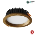 APLED - Lampada LED da incasso RONDO WOODLINE LED/6W/230V 4000K diametro 15 cm quercia legno solido