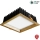 APLED - Lampada LED da incasso SQUARE WOODLINE LED/12W/230V 4000K 17x17 cm cenere legno solido