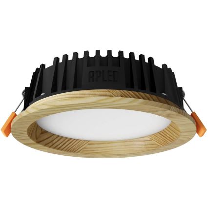 APLED - Lampada LED da incasso RONDO WOODLINE LED/6W/230V 4000K diametro 15 cm pino legno solido