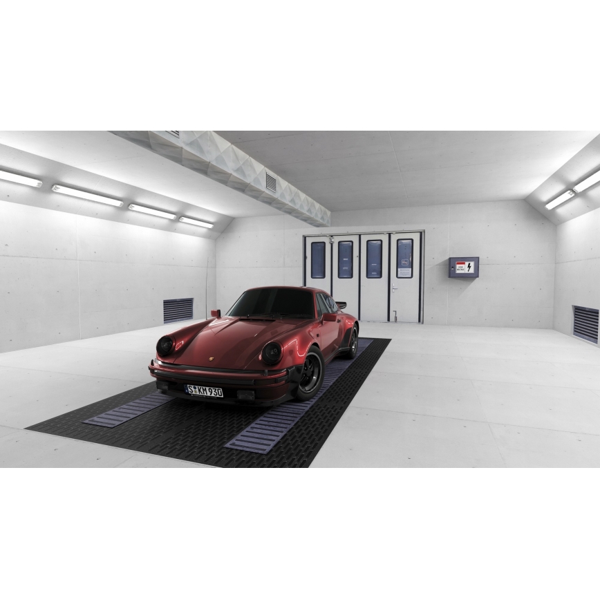 Apparecchio fluorescente tecnico LED T8, 2x G13, 10W, 230V, 6000K, 60 cm, IP65, bianco