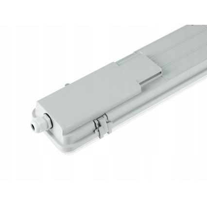 Apparecchio fluorescente tecnico LED T8, 2x G13, 10W, 230V, 6000K, 60 cm, IP65, bianco