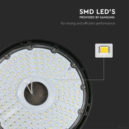 Apparecchio industriale High Bay LED/100W/230V 4000K IP65