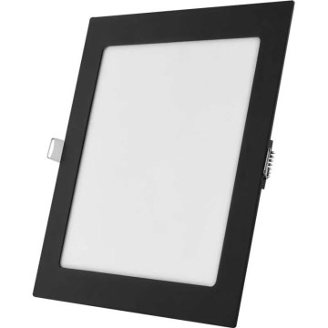 Apparecchio LED da incasso per controsoffitto NEXXO LED/18W/230V 3000/3500/4000K nero 22,5 x 22,5 cm