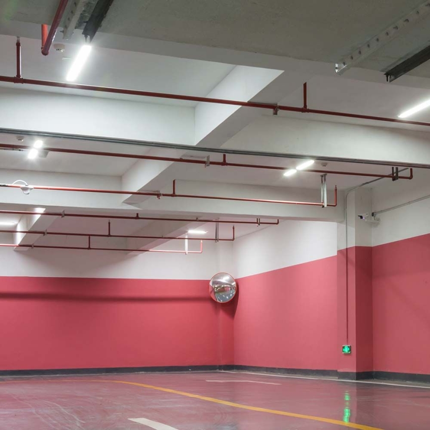 Corpo illuminante fluorescente tecnico a LED con sensore di movimento e crepuscolare LED/48W/230V IP65 6500K 150 cm