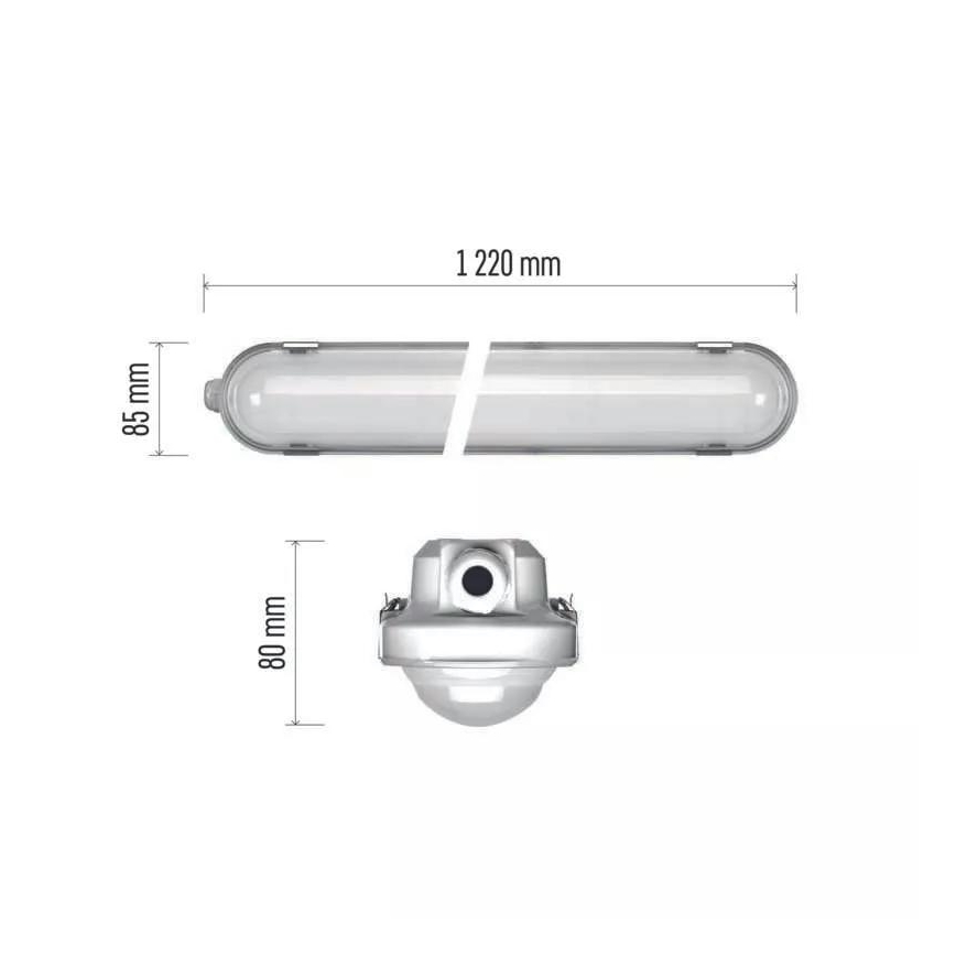 Apparecchio tecnico LED dimmerabile con modulo di emergenza integrato EMERGENCY LED/24/29/34/38W/230V 4000/6500K 122 cm IP66