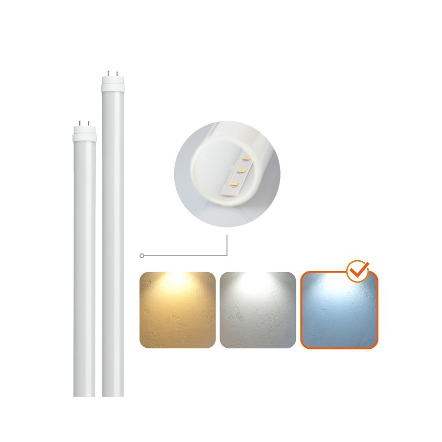 Apparecchio tecnico LED per tubi fluorescenti T8 2xG13/18W/230V 6500K IP65 127 cm