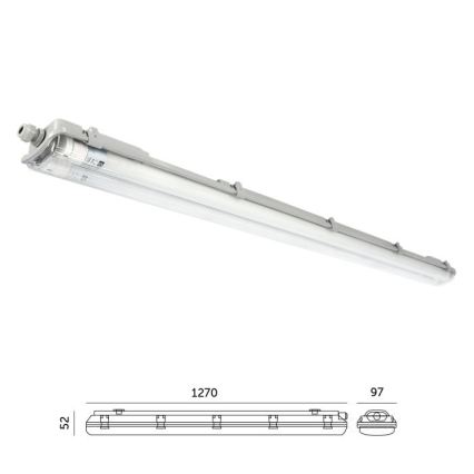 Apparecchio tecnico LED per tubi T8 2xG13/18W/230V 5000K IP65 127 cm