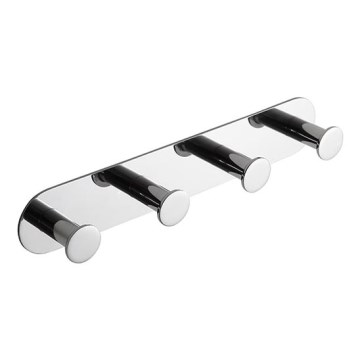 Appendiabiti 25,5x4,5 cm acciaio inossidabile/argento