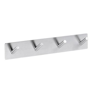 Appendiabiti 25,5x4,5 cm acciaio inossidabile/argento