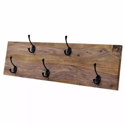 Appendiabiti a parete RAMI 25x90 cm legno solido/palissandro