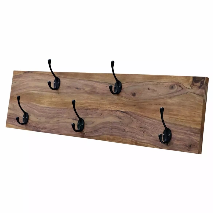 Appendiabiti a parete RAMI 25x90 cm legno solido/palissandro