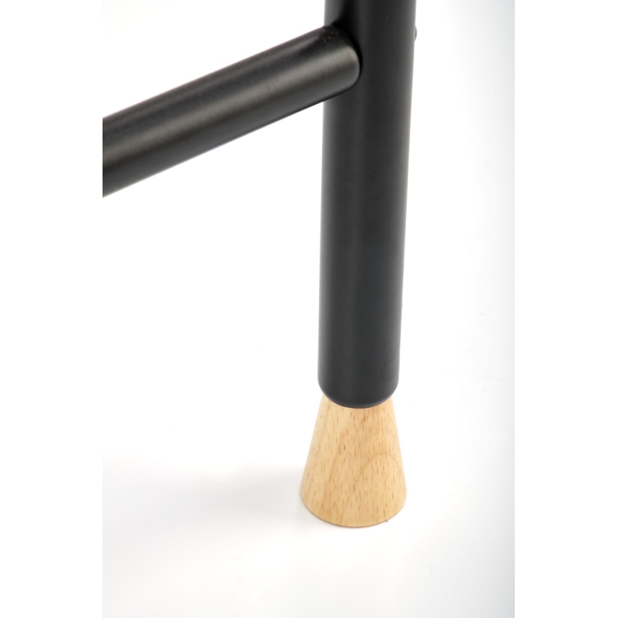 Appendiabiti a piantana 165x91 cm CHENE nero/beige