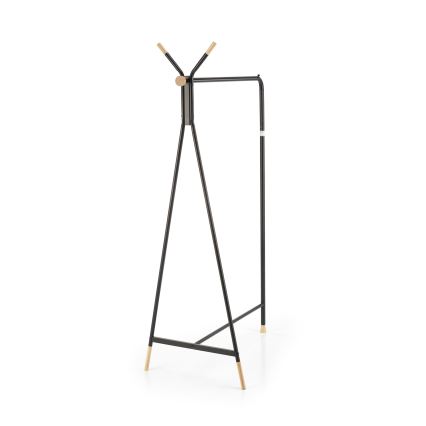 Appendiabiti a piantana 165x91 cm CHENE nero/beige
