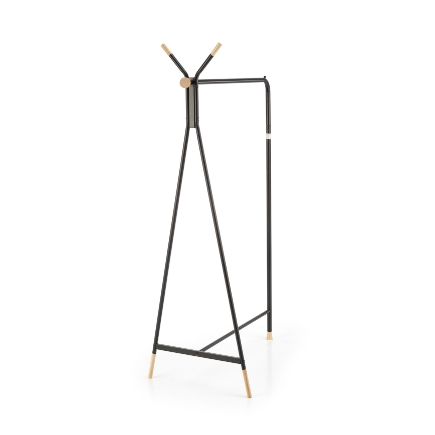 Appendiabiti a piantana 165x91 cm CHENE nero/beige