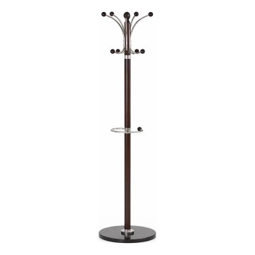 Appendiabiti a piantana 185 x 38 cm RAMO, colore wenge