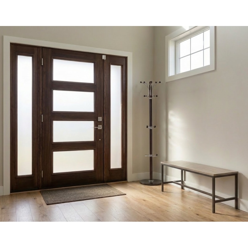 Appendiabiti a piantana 185 x 38 cm RAMO, colore wenge