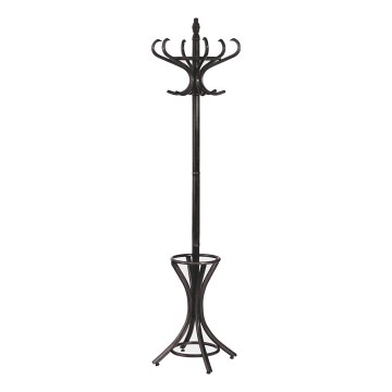 Appendiabiti a piantana 188 x 49 cm, finitura wenge