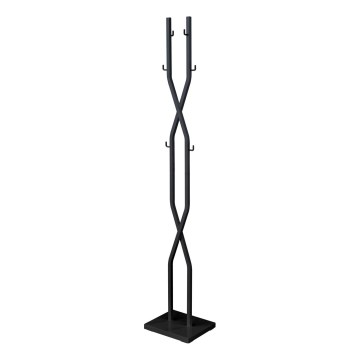 Appendiabiti a piantana LARB 180x40 cm, nero