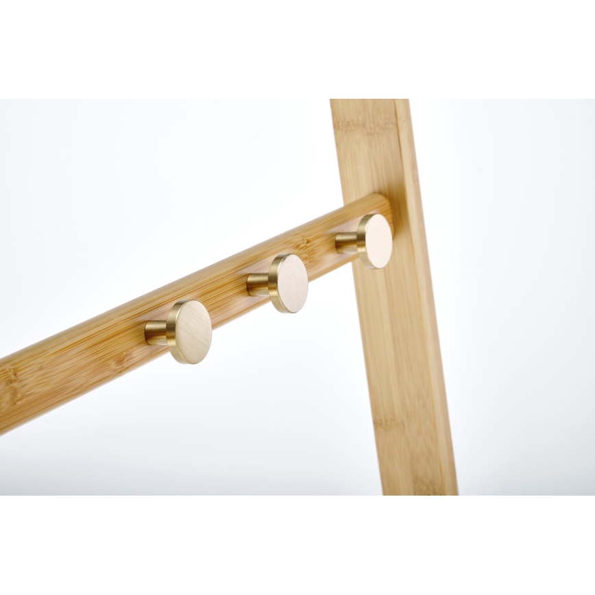 Appendiabiti a piantana LEGNO 168x68 cm in rattan