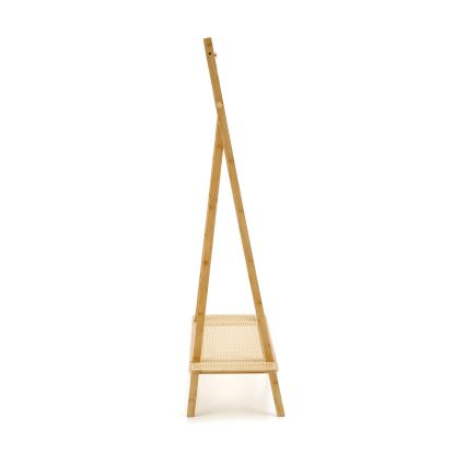 Appendiabiti a piantana LEGNO 168x68 cm in rattan