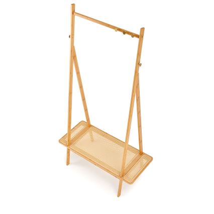 Appendiabiti a piantana LEGNO 168x68 cm in rattan