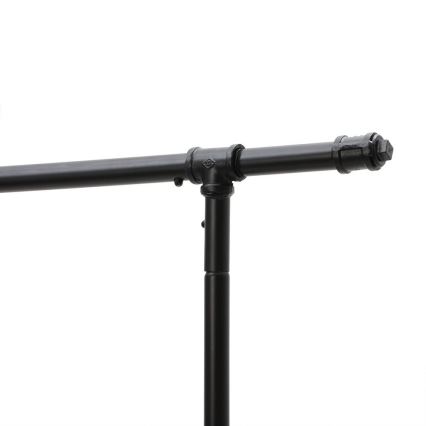 Appendiabiti a piantana mobile LINEA, nero