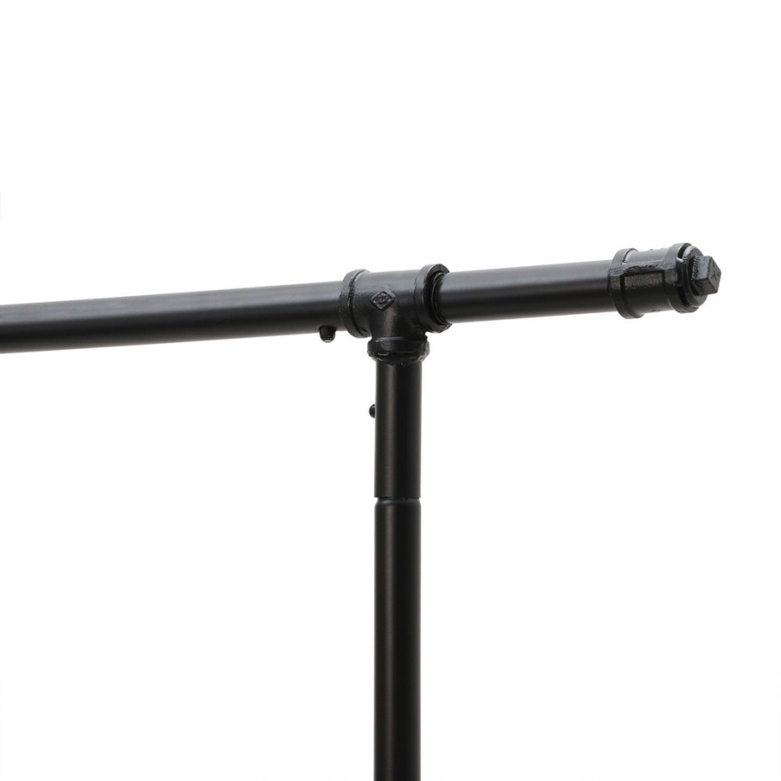 Appendiabiti a piantana mobile LINEA, nero