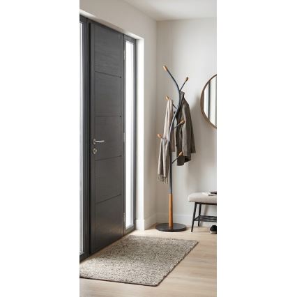Appendiabiti a piantana STILE 186x38 cm nero